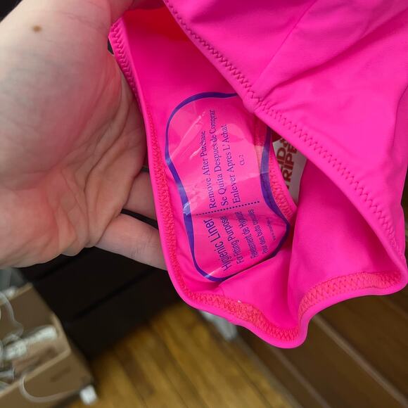 Solid & Striped Women's sz S One Piece Swim THE ANNE-MARIE Fluorescent Pink NWT - Picture 6 of 12